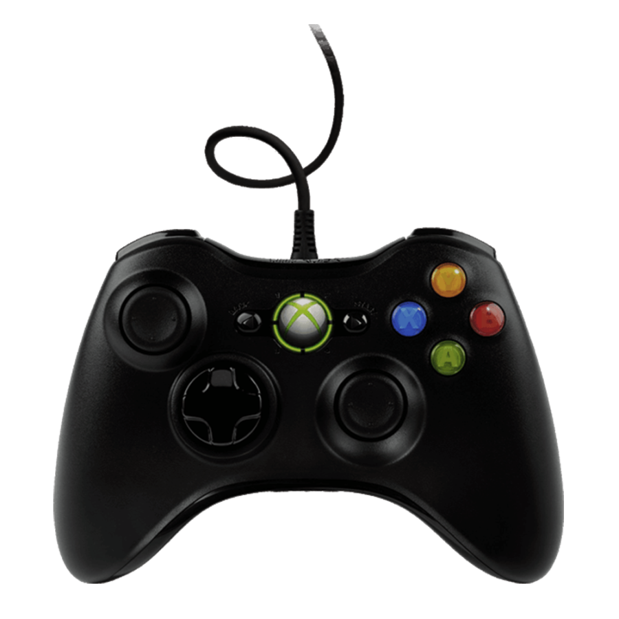 Microsoft Xbox Wired Controller Black R&R Pc Corner