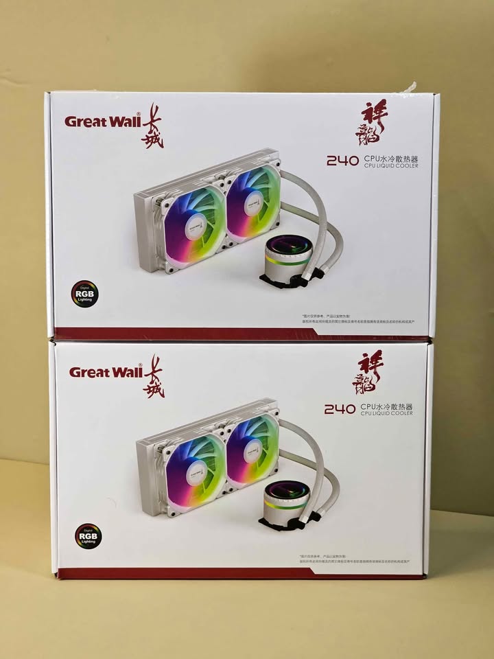 GREAT WALL 240 RGB LIQUID COOLER – White