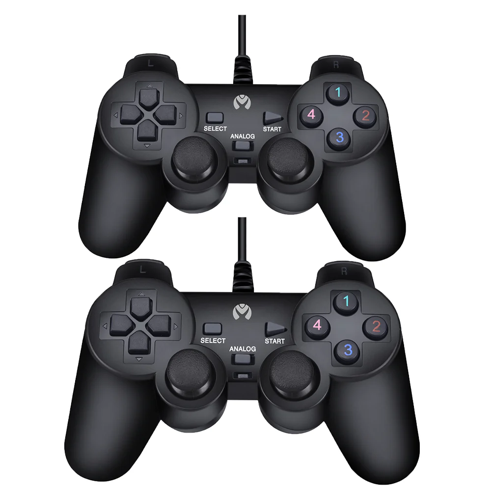 Mikuso GP-USB008 BK Double Game Pad Wired Black