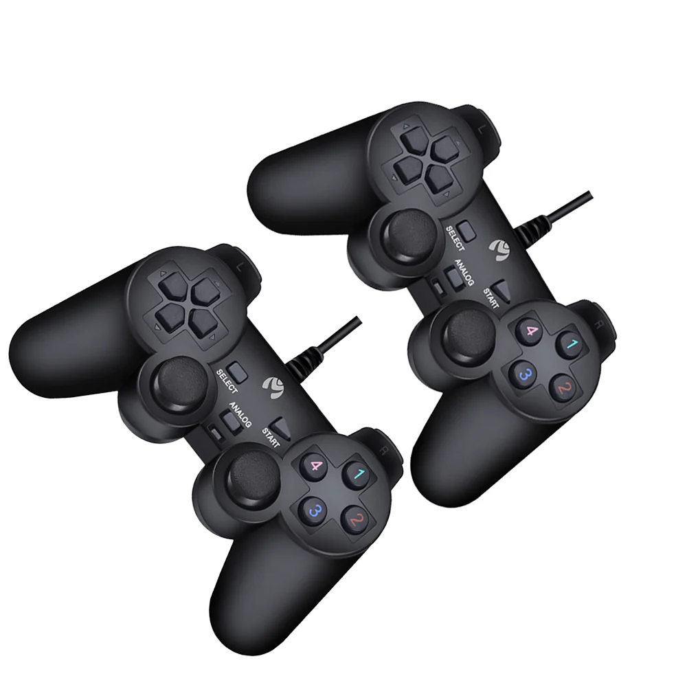 Mikuso GP-USB008 BK Double Game Pad Wired Black