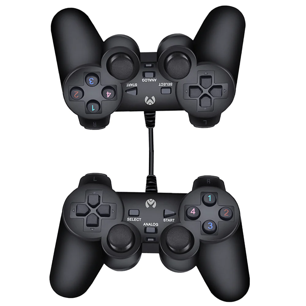 Mikuso GP-USB008 BK Double Game Pad Wired Black